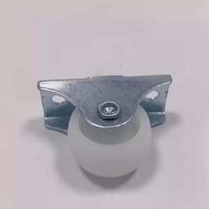 Roda Kastor Kastrol Caster Castor Troli Etalase Lemari Laci Kukas Trolley Plate PVC Nylon PU Drawer Wheel 1 Inch