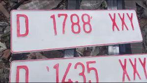 Plat Nomor Mobil Sementara (Ompang)
