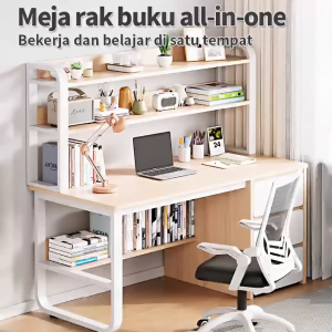 E-TIFE Meja Belajar Meja komputer Meja Kerja Meja Belajar Minimalis Kayu Meja Belajar Anak
