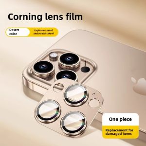 Model Month Applicable to Apple 16promax Lens Protector Iphone16 Mobile Phone Ip15pro Tempered Film 14plus Integrated All-Inclusive Rear Camera Camera New Arrival Rear Glitter Back Film 13 Film