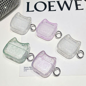 Glitter TPU AirPods Case Semi Transparent Cute Cartoon Shockproof Cover for AirPods Pro 2/3/4⚡PH deliveryIn stock⚡