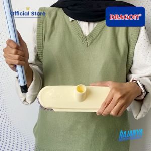 Dragon Sikat Dorong Lantai Multifungsi D 938 - Warna Neon/Perak