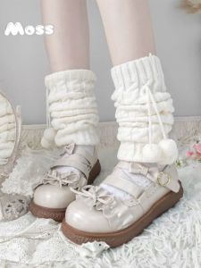 หนาขึ้น โลลิต้า สไตล์ ผู้หญิง ถุงเท้าถึงกลางน่อง ขา อุ่น Ers ถุงเท้า น่ารัก เล็ก เด็กผู้หญิง ดีไซน์ ฤดูหนาว อุ่น ถุงน่อง Home Comfort