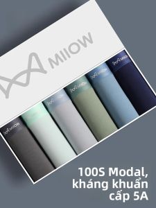 MiiOW | Quần lót nam Modal thoải mái thoáng khí quần đùi cạp vừa kháng khuẩn quần lót nam mùa hè 2024 quần lót nam Modal phong cách đơn giản