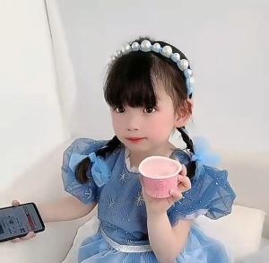 Terbaru 2024: Bando Mutiara Pita Rambut & Bandana Anak Perempuan Aksesoris Putri Kids Fashion Import