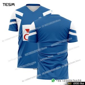 TESM Parent-Child Sports T-Shirts Summer Breathable Short-Sleeved Men Sublimation Printed Jerseys Couple T-Shirts Party Tops