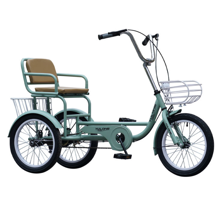 3 wheel bicycle philippines Yulong Lightweight Small Three-Wheel Bicycle Pedal Powered Step-On Vehicle  Suitable for Elderly Youths Adults Easy to Operate