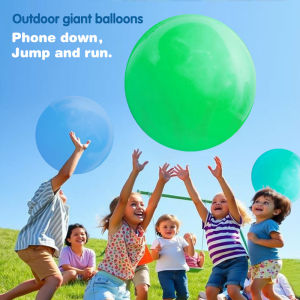 Giant Outdoor Balloons Round Balloons for Childrens Entertainment Family Activities Multi-Color Party Decoration Balloons Outdoor Sports in Parks Wedding and Holiday Decorations