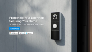 [1 Year Warranty] TP-Link Tapo Smart Doorbell Viewer Long Battery Life Waterproof 3K 5MP Wifi Camera Tapo D235