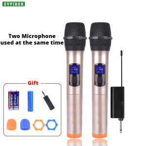 Chuyên Nghiệp Uhf micrô cầm tay không dây có thể sạc lại Mic Phạm Vi Làm Việc 80M Cho Karaoke Cuộc Họp Kinh Doanh