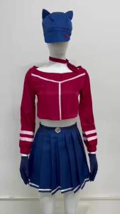 Bộ Trang Phục Cosplay MiSide Crazy Mita Dành Cho Nữ Đồng Phục Học Sinh Yandere Mita Trang Phục Đóng Vai JK Bao Gồm Áo Và Váy Cho Halloween