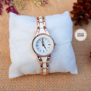 Jam Tangan Wanita Mirete Original Analog Rantai Keramik Tahan Air // Jam Tangan Fashion Cewek Mewah Terlariss