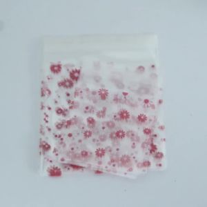 100pcs Plastic Packing Bags Daisy Flower Self-Adhesive Bags for Biscuits Candy Cookies Jewelry Gift Packaging