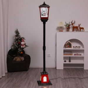 Snowy Scene with Music Christmas Decorative Lights