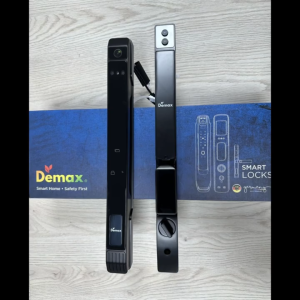 Khóa vân tay Demax EL901 BL face id app wifi camera chuông cửa chống nước chính hãng