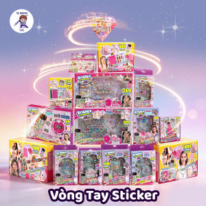 Đồ Chơi Vòng Tay Sticker Stringfun Handmade DIY Cho Bé - Vòng Cổ Thủ Công Sáng Tạo Xâu Hạt Cườm
