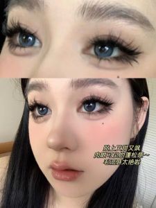 ขนตาปลอมหนาแบบหนาและนุ่มสำหรับการแต่งหน้าเรียบง่ายแบบธรรมชาติและอ่อนโยนสำหรับเด็ก ขนตาปลอมแบบติดได้ด้วยตัวเอง ขนตาปลอมแบบ 3D