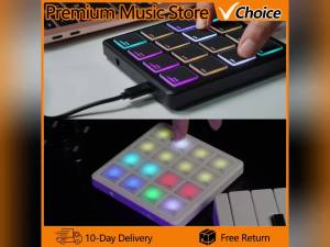 M-VAVE | M-VAVE SMC-PAD Túi Không Dây Pad MIDI Bộ Điều Khiển 16 Miếng Đệm Di Động Bộ Gõ DJ Nhạc Sắp Xếp Bàn Phím Phụ Kiện