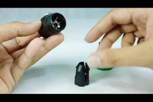 Speakon Male and Speakon Female Cable Connector