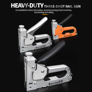 Manual pneumatic nailer Steel nail nailer special line groove row nailer u type woodworking pneumatic
