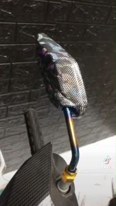 MOKOTO ELITE SERIES CAMOUFLAGE SIDE MIRROR SHORT AND LONG STEM SIDE MIRROR FOR HONDA / YAMAHA MOTORCYCLE SPEEDMOTO