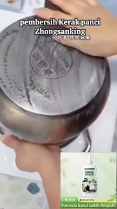 Penghilang kerak gosong panci wajan anti lengket pembersih noda hitam