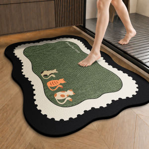 LUOYOUTE | Antiskid Absorbent Vintage Bath Mat