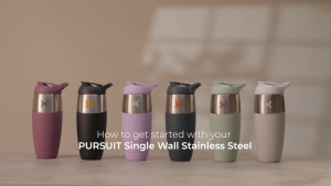 Promixx Pursuit Shaker Bottle 950ml Single Wall Stainless Steel Protein Shaker Bottle not insulated