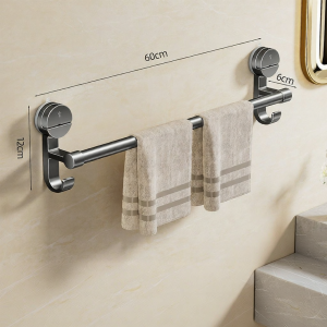 XIANGCAI | Suction Cup Installation No-drilling Wall-mounted Towel Rack