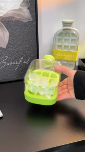 2 In 1 Ice Cube Molder Water Bottle Ice Cube Bottle Ice Cube Molder Cover Summer Cooling Supplies