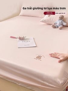 Suxuan | Cartoon Icy Silk New Style Washed Silk Slip-Resistant Bed Mattress Protector