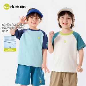 DUDUJIA | Áo Thun Hè Cho Trẻ Em Khô Nhanh