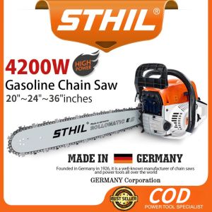 【COD】20/24/36 inches Power Chainsaw petrol ChainSaw Wood Working Saw Mini Power Saw Power Metal Tool 72/58cc