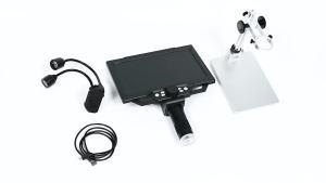 Kính Hiển Vi Kỹ Thuật Số G1600 9 Inch 12MP Ba Thị Kính Độ Phóng Đại Liên Tục 1-1600X Cầm Tay Hình Ảnh HD