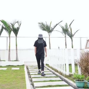 [HCM]Nam Ngụy Trang Khăn Choàng Chống Nắng Ngoài Trời Thoáng Khí Chống Nắng Du Lịch Leo Núi Có Thể Tháo Rời-Randy