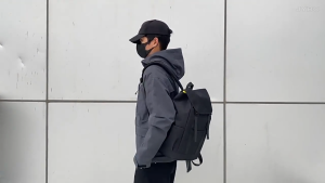 EKK Korea Style Laptop Backpack Large Capacity Business Backpack USB Charging Waterproof Multifunctional Travel Bag for Men Women