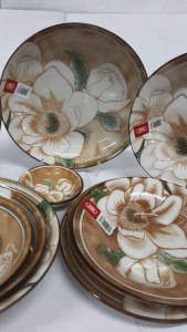 Elegant Porcelain plate CAMELLIA GREEN High Quality PLATE CERAMIC PLATE