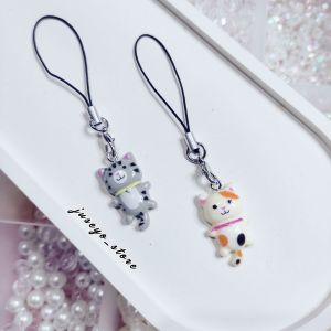 Kpop Keychain kucing clasp strap cute cat | gantungan tas | gantungan kunci | hp lucu