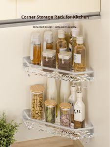 JIABAILI | Wall-mounted Spice Rack Easy Installation