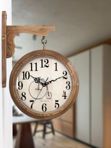 Hense | Silent Wooden Wall Clock for Home Decoration