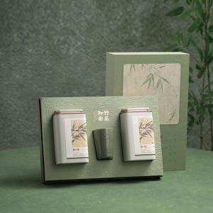 2025 New Green Tea Empty Gift Box High End Universal Dragon Well Biluochun Tea Leaf Gift Box Handmade Paper Craft from Nanjing
