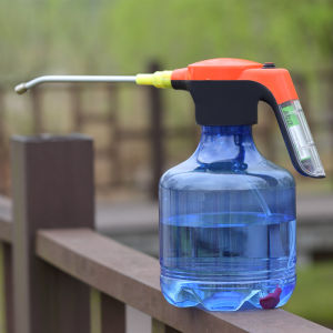 Multifunctional Large Rechargeable Electric Sprayer Gardening Watering Flower Disinfection Sprinkling Can Household High Pressure Transparent Sprinkling Can