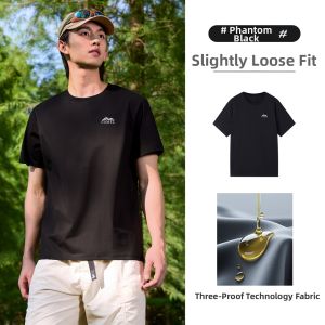 CAMEL | Waterproof & Stain Resistant Printed Mens T-Shirt