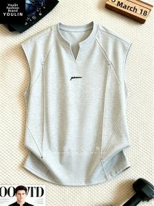 YOULIN | American Style Rivet V-Back Tank Top