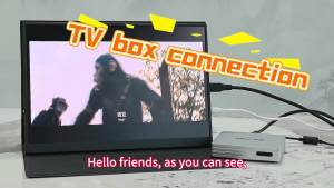 13.3-inch qHD IPS 2560x1600 300 nits brightness HDMI 100% color gamut coverage portable monitor suitable for laptop second screen PC monitor game console monitor mobile phone monitor PS4 PS5 SWITCH Nintendo game console monitor