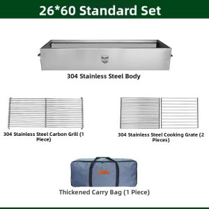 HUANGYELIEREN | Stainless Steel Outdoor BBQ Grill
