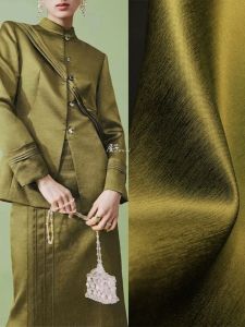 Vải Lụa Satin DIY Thủ Công Thiết Kế Thời Trang Áo Khoác Váy Dạ Hội Vải Lụa Sáng Bóng Vải Cotton Nhân Tạo Guangzhou