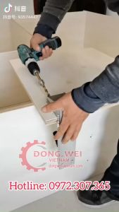 Mũi khoan gỗ loại 9mm (BỘ 5 MŨI) khoan chốt gỗ chốt cam bắt vít cao cấp thép Mangar mạ vàng