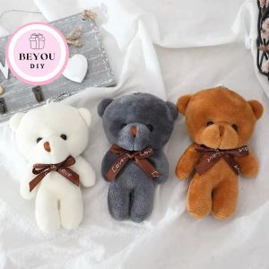 Móc Khóa Gấu Bông Mini Chất Liệu PP Cotton Mềm Mịn Dễ Thương Phù Hợp Treo Balo Chìa Khóa Túi Xách - BEYOU