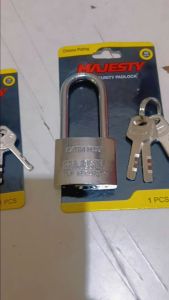 Gembok Pengaman 40mm Leher Panjang Gembok Pagar 30mm Panjang Untuk Barang Berharga Anda